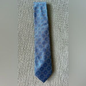 Blue Patterned Men's Tie